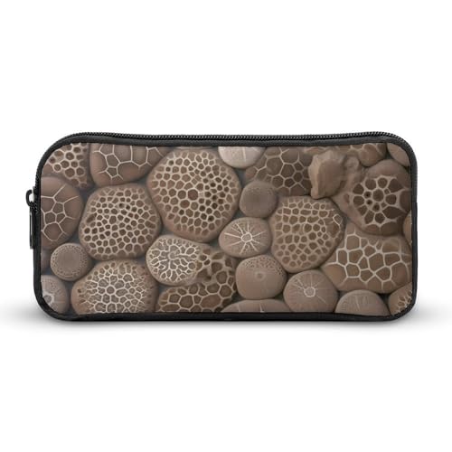 DDTKLSNV Petoskey Federmäppchen mit Steinmotiv, großes Fassungsvermögen, niedliches Federmäppchen, Make-up-Kosmetiktasche für Damen und Herren von DDTKLSNV