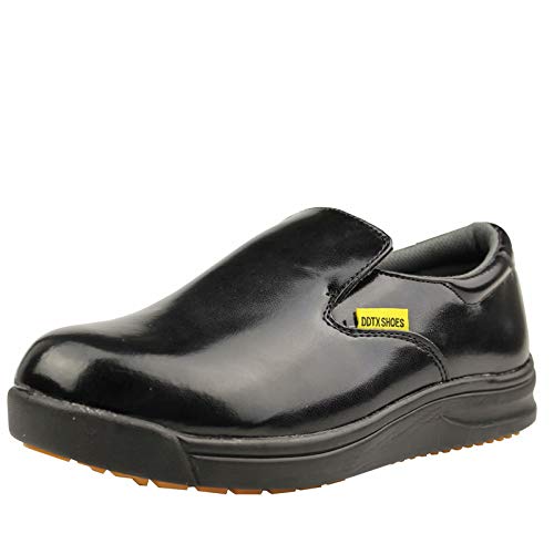 DDTX Kochschuhe Arbeitsschuhe Herren Unisex SRC Rutschhemmend Ölbeständig Anti-Splash Leicht Schwarz Sommer Gr.36 von DDTX