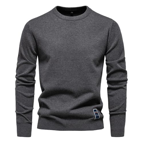 DDYYZZ Herren Pullover mit Rundhals-Ausschnitt/V-Ausschnitt Strickpullover Feinstrick Winterpullover Sweater Männer 2024 (13,XL,XL) von DDYYZZ
