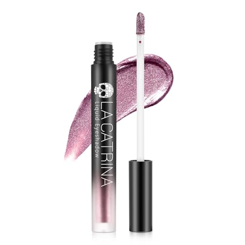 DE'LANCI Violett Flüssiges Glitzer Lidschatten,Stark Pigmentiertes Glitzer Flüssiges Augenmake-up. Langanhaltendes Metallisches Lidschatten für Frauen und Mädchen. Schnell trocknend #12 von DE'LANCI