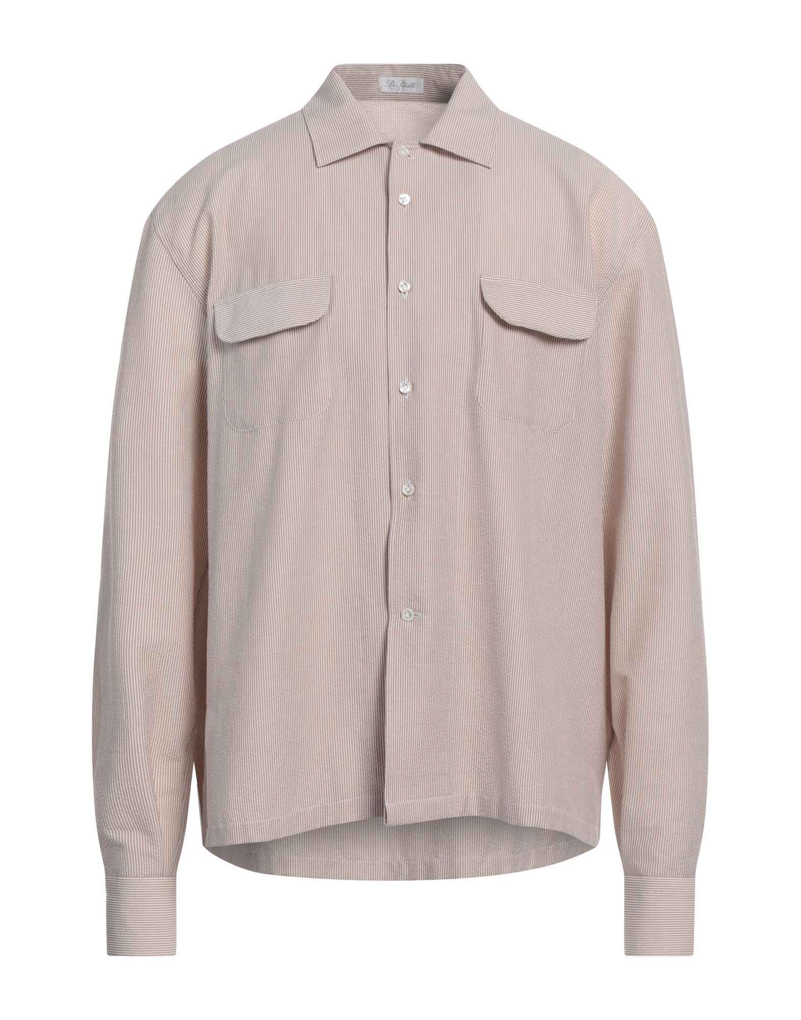 DE PETRILLO Hemd Herren Khaki von DE PETRILLO