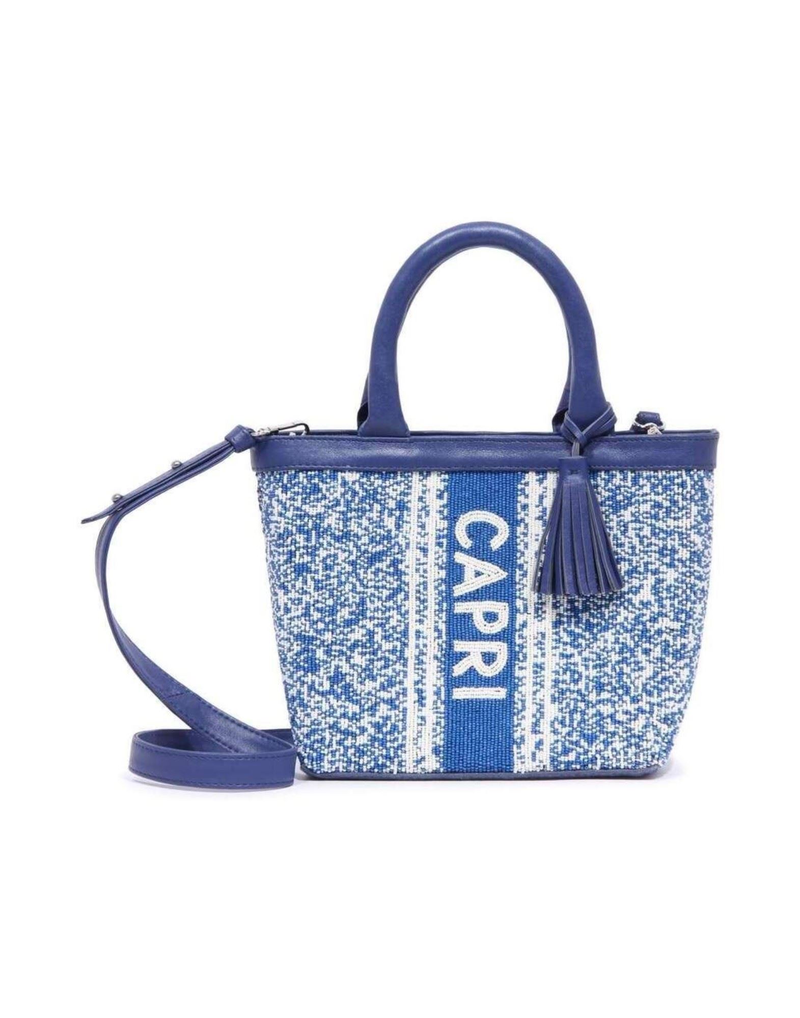 DE SIENA Schultertasche Damen Blau von DE SIENA