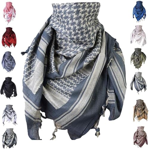 Shemagh Schal Herren & Damen Taktische 100% Baumwolle Militär Kopf Hals Wrap Schal Motorrad Wandern Paintball Gesichtsmaske 106,7 x 106,7 cm, camouflage grün, Einheitsgröße Shemagh Schal Herren & Damen Taktische 100% Baumwolle Militär Kopf Hals Wrap Schal Motorrad Wandern Paintball Gesichtsmaske 106,7 x 106,7 cm, camouflage grün, Einheitsgröße von DEAGLE