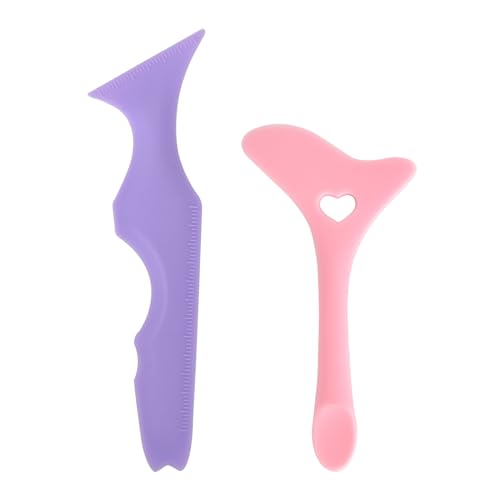 2 Stück Silikon Eyeliner Schablonen Wiederverwendbare Eyeliner Stencil Multifunktionale Lippenstift Eyeliner Silikon geflügelte Eyeliner Eyeliner Schablone für Anfänger und Professionelles 2 Stück Silikon Eyeliner Schablonen Wiederverwendbare Eyeliner Stencil Multifunktionale Lippenstift Eyeliner Silikon geflügelte Eyeliner Eyeliner Schablone für Anfänger und Professionelles von DEARBAG
