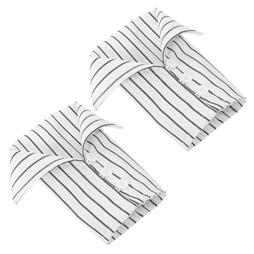 1 Paar Hemdärmel Herrenbekleidung Hemden Für Herren Blusen Für Damen Damenblusen Oberhemden Für Damen Gefälschte Hemdmanschetten Modische Hemdmanschetten Gefälschte Ärmel Für DEARMAMY von DEARMAMY