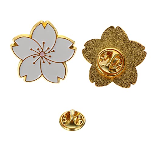1 Satz Brosche Im Japanischen Stil Elegant Abstecknadeln Rock Brosche Handwerkliche Brosche Schuhdekoration Zierlich Pfau Kleidungsbrosche Kirschblütenbrosche Zinklegierung 2st DEARMAMY von DEARMAMY