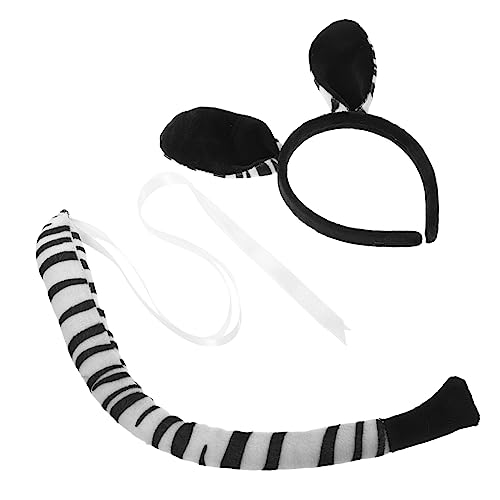 DEARMAMY 1 Set Zebra Ohr Haarreif Und Kostümzubehör Für Karneval Fasching Und Tierkostüme Ideales Party Accessoire Für Kostümveranstaltungen von DEARMAMY