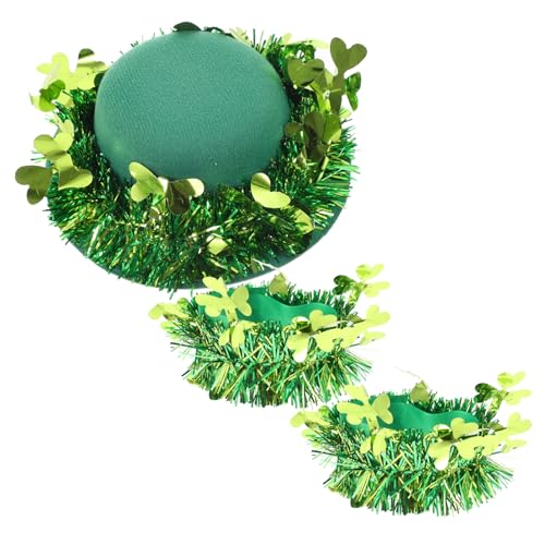 DEARMAMY Zylinderhut Zum Patrick's Day Mit Armbändern Irisches Festival- Stilvolle Partyhut-requisiten Für Veranstaltungen von DEARMAMY