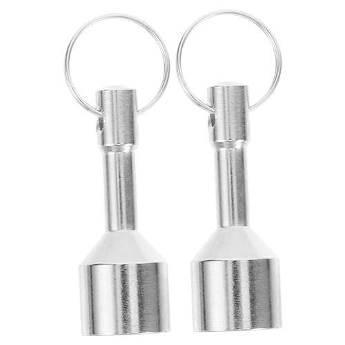 DEARMAMY 2stücke Magnetischer Gold Und Silbertester Schlüsselanhänger Für Schmuckprüfung Taschenmagnet Tester Komplettset von DEARMAMY