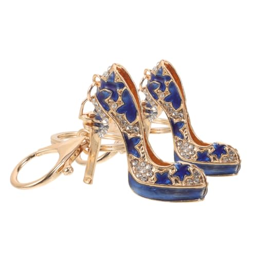 DEARMAMY 2stücke Rhinestone High Heels Schlüsselanhänger Glitzernde Schuh Charms Für Handtaschen Und Stilvolle Für Frauen Elegante Deko Für Schlüssel Und Taschen von DEARMAMY