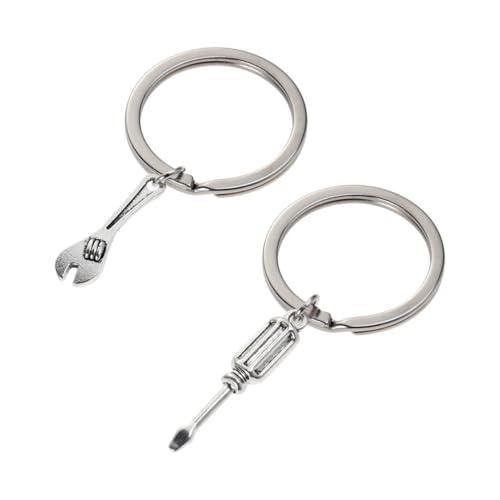 DEARMAMY 2stücke Mini Gadget Schlüsselanhänger Mit Wrench Und Schraubendreher Kreative Dekoration Für Taschen Handys Und Schlüssel Für Besondere Anlässe von DEARMAMY