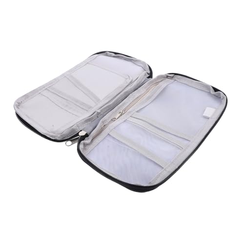 DEARMAMY Herren Geldbörse Quittungshalter Geldtasche Geldbeutel Reißverschluss Für Bargeld von DEARMAMY