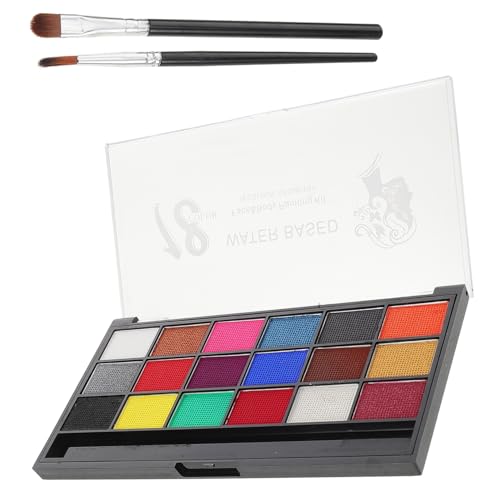 DEARMAMY 1 Box Farben Gesichtsfarbe Make Up Set Gesichtsbemalungsset Schillernde Aquarellfarbe Gesichts DIY Farbe Gesichtsbemalungszubehör Für Erwachsene Party Körperfarbe Festival Make Up von DEARMAMY