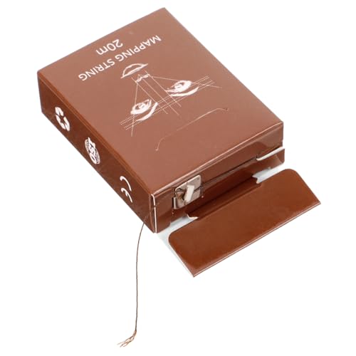 DEARMAMY 1 Box-string Lineal Für Tätowierungsfäden Augenbrauenstift Für Frauen Augenbrauenliner Microblading Augenbrauenfarbe Augenbrauen-mapping Light Brown Tintenlinie von DEARMAMY