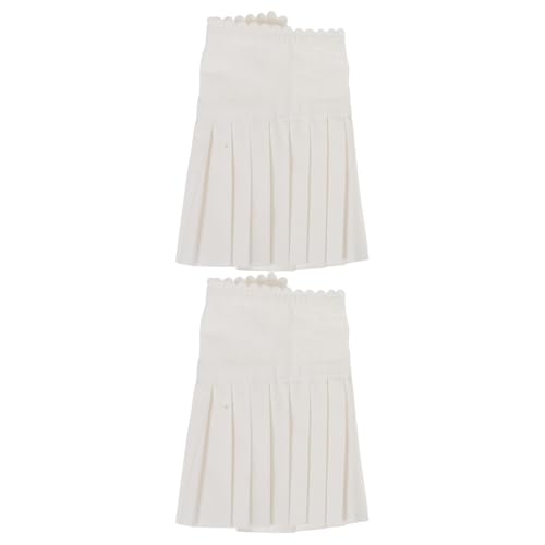 DEARMAMY Selbstgemacht Chiffon Ärmel Manschetten Dekorative Handfesseln für Damen Robuste Stoffmanschetten für Kostümpartys und Besondere Anlässe Kleidungszubehör von DEARMAMY