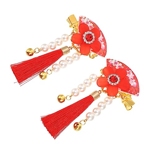 DEARMAMY 1 Paar Haarspange für Mädchen Hanfu Haarclip mit Floralen Verzierungen Entenschnabel Haarhalter für Traditionelle Chinesische Kleidung für Feste und Besondere Anlässe DEARMAMY 1 Paar Haarspange für Mädchen Hanfu Haarclip mit Floralen Verzierungen Entenschnabel Haarhalter für Traditionelle Chinesische Kleidung für Feste und Besondere Anlässe von DEARMAMY