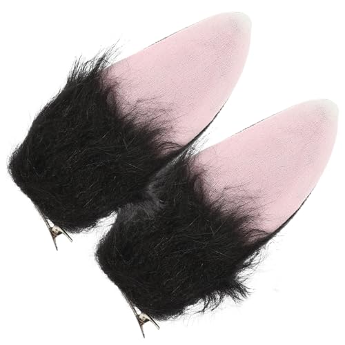 DEARMAMY 1 Paar Hasenohr Haarspange Katzenkostüm fanny Band halloween haarschmuck cute hair clips Klammer schleifen haarspange Hasenkostüm Requisite Kostümparty-Requisite Plüsch von DEARMAMY