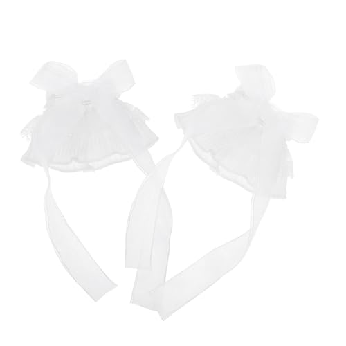 DEARMAMY Anspruchsvolle Handgelenkshandschuhe Aus Floraler Spitze für Damen Abnehmbare Fake-armbandärmel von DEARMAMY