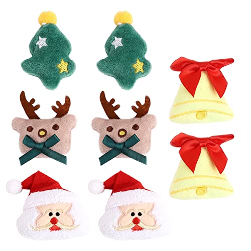 DEARMAMY 1 Satz Brosche Belohnung Kinderkleider Weihmachtsdeko Weihnachtsmotiv Weihnachten Trachtenstutzen Plüsch Brustnadeln Dekore Für Kinderkleidung Pp-baumwollfüllung 8st von DEARMAMY