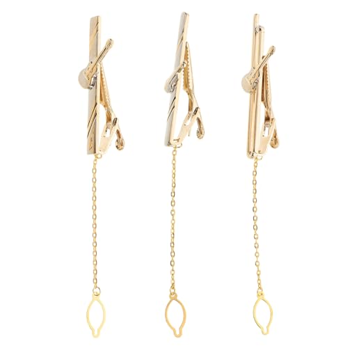 DEARMAMY 1 Satz Einzigartiges Design mit Violine und Gitarre Metallnecktie Clips für Hochzeiten Konzerte Partys und Geschäftliche Anlässe von DEARMAMY