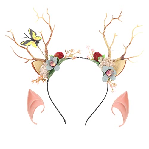 DEARMAMY Stirnband Mit Und Ohren Requisiten Für Cosplay Halloween Und Kostümpartys Langlebiges Zubehör Aus Hochwertigem Material von DEARMAMY
