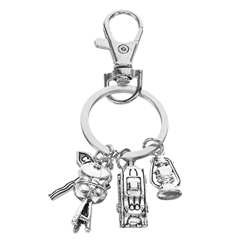 DEARMAMY Camping Themen Schlüsselanhänger Set BBQ Elemente Schlüsselanhänger Metall Schlüsselanhänger Accessoire DEARMAMY Camping Themen Schlüsselanhänger Set BBQ Elemente Schlüsselanhänger Metall Schlüsselanhänger Accessoire von DEARMAMY