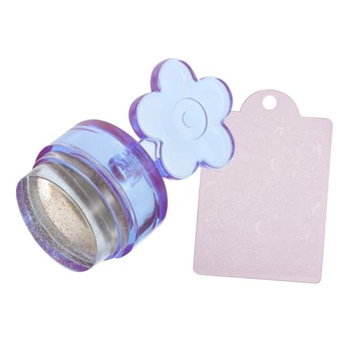 DEARMAMY 1 Satz Silikon -Briefmarkenset Nagel Polieren Bausatz Maniküre LED Stempel werkzeug Stampfer für Nägel Nailart Stamper Nail French Tip Tools Plastik Violett DEARMAMY 1 Satz Silikon -Briefmarkenset Nagel Polieren Bausatz Maniküre LED Stempel werkzeug Stampfer für Nägel Nailart Stamper Nail French Tip Tools Plastik Violett von DEARMAMY