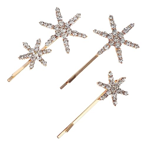 DEARMAMY 1 Satz Teiliges Glitzer Haarschmuck mit Sternen Haarspangen für Damen Hochzeit und Besondere Anlässe Langlebig für Bräute von DEARMAMY