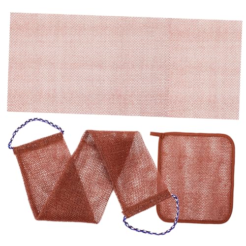 DEARMAMY 1 Set Badetuch Rückenwascher Für Die Dusche Körperschrubber Reinigende Rückenwäsche Luffa Gesichtspeeling Peeling Körperpeeling Rückenbaden Sanfte Reinigung Reiben von DEARMAMY