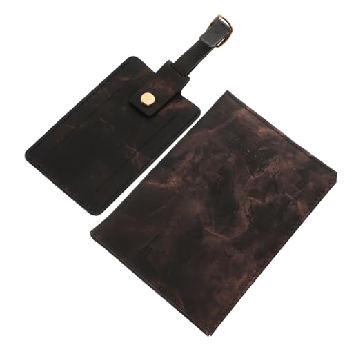 DEARMAMY 1 Set Farbwechselnde Pu Marmor Passhülle Für Damen Geldbörse Gepäckanhänger Handtaschen Passhalter Reisedokumententasche Geldbörse Gepäckanhänger Passhülle von DEARMAMY