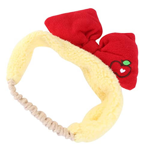 DEARMAMY 1 Stück Elastisches Haarnband mit Großen Schleifen für Mädchen zum Waschen Gesichts für Make Up Entzückendes Haaraccessoire mit Einzigartigem Design und Beständiger von DEARMAMY