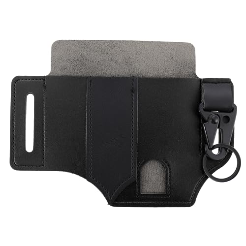 DEARMAMY 1 Stück Gürteltasche zur Aufbewahrung im Freien Handtasche, Umhängetasche Kleiner Beutel Werkzeuggürteltasche Geldbeutel Federmäppchen aufbewahrungssack Storage Pockets Leder Black von DEARMAMY