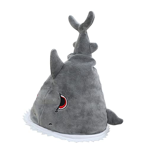 DEARMAMY 1 Stück Hai Kopfbedeckungsbündel Meerestierhüte Kapitänshut Piratenzubehör Rock Kostüm Partyhut Aufblasbare Tigertiere Flossenstütze Hai Faultier Plüsch Und Pp von DEARMAMY