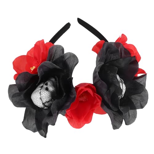 DEARMAMY 1 Stück Halloween Blumen Haarband mit Schädel und Rosen Kostümzubehör für Halloween Partys Schulfeiern und Themenveranstaltungen DEARMAMY 1 Stück Halloween Blumen Haarband mit Schädel und Rosen Kostümzubehör für Halloween Partys Schulfeiern und Themenveranstaltungen von DEARMAMY