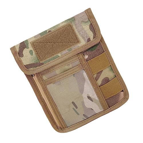 DEARMAMY 1 Stück Id-Tasche Id-Tasche Miserabel Schild Bausatz Kartenhalter Mit Geldklammer Block Zubehör Kredit Fanny Bauchtasche Für Damen Bote Kippen Gürtel Camouflage 1000d -Stoff von DEARMAMY