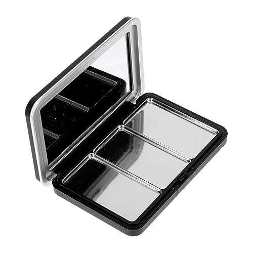 DEARMAMY 1 Stück Lidschatten Aufbewahrungsbox Farbe DIY Platte Make Up Gesichtsschalenhalter Befüllbarer Organizer Lidschatten Tablett Palette Tragebehälter Koffer Fächer Gute von DEARMAMY