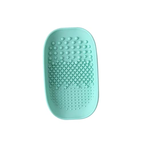 DEARMAMY 1 Stück Reiniger Make-up-pinsel Und Unterlegscheibe Gesicht Für Frauen Hoch Bad Schrubben Tipp Waschmatte Machen Reinigungsmatte Für Make-up-pinsel Fall Unterlage Platte Green von DEARMAMY