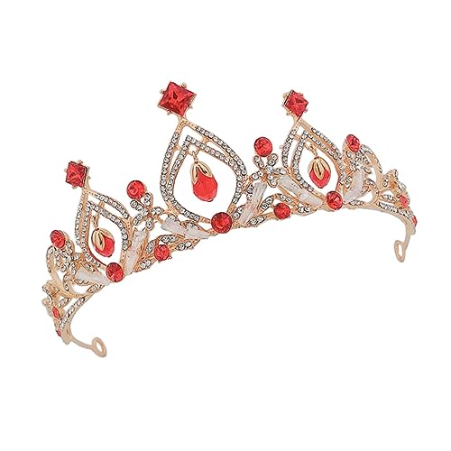 DEARMAMY 1 Stück Tiara für Geburtstagskrone für Mädchen Krone für Kronenkopfschmuck Kinderkrone Kindergeburtstagskrone geburtstag krone kopfschmuck Legierung rot DEARMAMY 1 Stück Tiara für Geburtstagskrone für Mädchen Krone für Kronenkopfschmuck Kinderkrone Kindergeburtstagskrone geburtstag krone kopfschmuck Legierung rot von DEARMAMY
