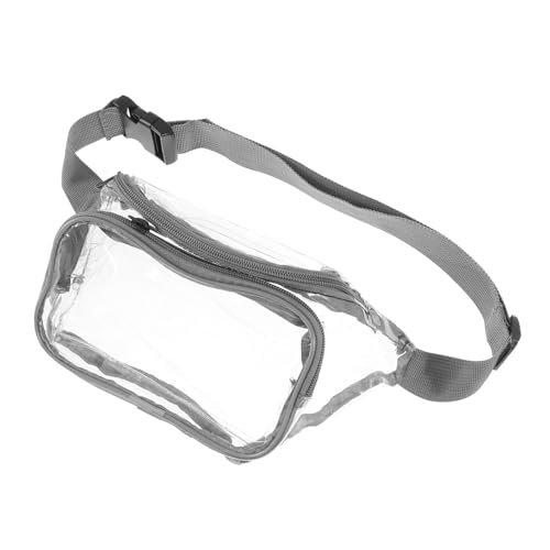 DEARMAMY 1 Stück transparente Bauchtasche Beutel Sporttasche Ereignis Taille wasserdichte Handytasche Schultertasche unhängetasche Outdoor-Sport-Gürteltasche sportliche Hüfttasche PVC Grey DEARMAMY 1 Stück transparente Bauchtasche Beutel Sporttasche Ereignis Taille wasserdichte Handytasche Schultertasche unhängetasche Outdoor-Sport-Gürteltasche sportliche Hüfttasche PVC Grey von DEARMAMY