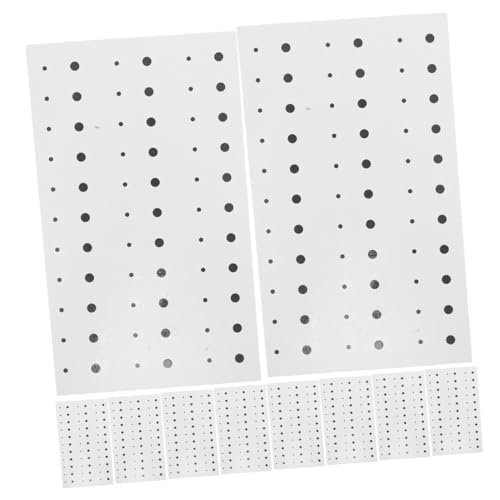 DEARMAMY 10 Blatt Schönheitsflecken Aufkleber Temporäre Tattoos für Gesicht Wiederverwendbare Hautfreundliche Makeup Accessoires für Halloween und Festivals Einfache Anwendung Stilvolle von DEARMAMY