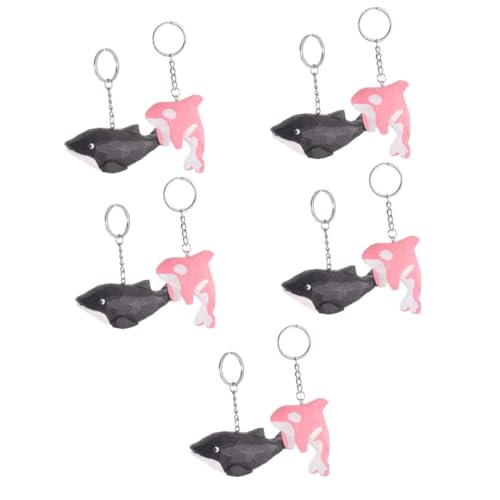 DEARMAMY 10 STK Schlüsselanhänger Aus Holz Ring Schlüsselanhänger Verschleißfestes Taschenornament Hängende Taschenverzierung Entzückende Taschenverzierung Mini-schlüsselanhänger Legierung von DEARMAMY