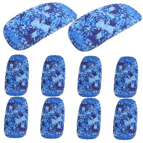 DEARMAMY 10 Stück Augenabdeckung Maske Nachtblindfilme Patches für Strabismus nach Augen Patch Augenklappe Augenflecken mit schwacher Sicht Vlies Blue von DEARMAMY