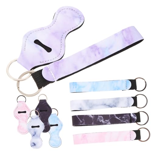 DEARMAMY 10stücke Schlüsselanhänger Mit Lippenbalsamhalter Schlüsselanhängerhalter Für Lippenstift Lipgloss Halter Hülse Praktisch Für Reise Und Alltag Für Verschiedene Kosmetika von DEARMAMY