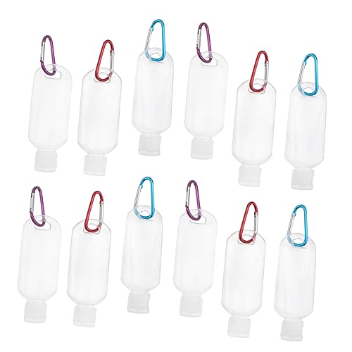 DEARMAMY 10 Stück Nachfüllbare Quetschflaschen mit Karabinerhaken Transparente Reiseflaschen für Shampoo Lotion Handcreme Praktisch für Sport Outdoor und Reisen Zufällige DEARMAMY 10 Stück Nachfüllbare Quetschflaschen mit Karabinerhaken Transparente Reiseflaschen für Shampoo Lotion Handcreme Praktisch für Sport Outdoor und Reisen Zufällige von DEARMAMY