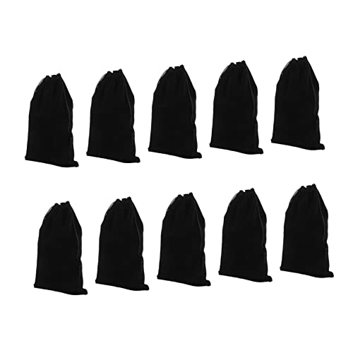 DEARMAMY 10 Stück Perücken Aufbewahrungstasche Mehrere Extensions Haar Accessoire Organizer Beutel Reisetaschen Kordelzug Großer Halter Seide Kleine Tragetasche Wiederverwendbare von DEARMAMY