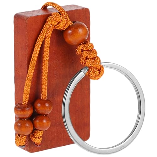 DEARMAMY Naturholz Brett 10 Stück Schlüsselanhänger Anhänger Schlüsselanhänger Herstellungszubehör Sublimations Schlüsselanhänger Rohlinge Schlüsselanhänger Unfertige Schlüsselanhänger Rohlinge von DEARMAMY