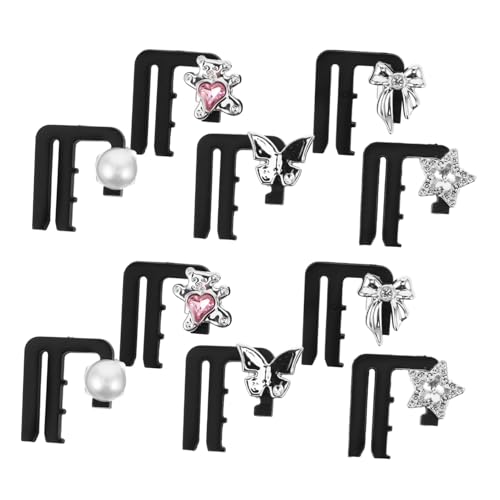 DEARMAMY 10 Stück Verstellbare Taillenregler für Jeans Hosen Röcke Einstellbare Taillenclips zum Nähen Einfach zu Bedienen Abnehmbare Bundklemmen für Bequemen Sitz und Komfort von DEARMAMY