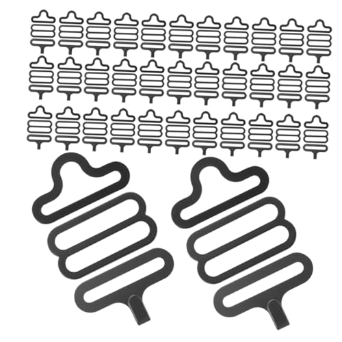DEARMAMY 100 Sätze Verstellbare Fliegenclips Metall Verschluss Bow Tie Clasp Necktie Hook Bow Buckle Für Krawattenhalter Und Hosenträger Sicherer Halt Für Formelle Anlässe Und Alltag von DEARMAMY