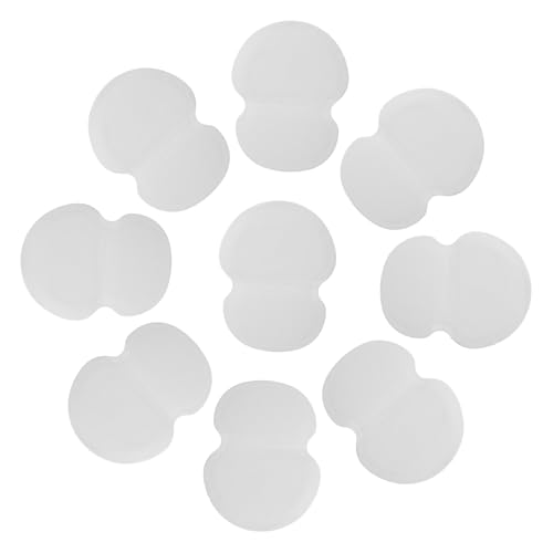 DEARMAMY 100 Stück Antitranspirant-aufkleber Unterarmaufkleber Für Achselschutzpolster Mann Achsel Aufkleber Unter Hemdpolster Achselschild Aufkleberpad Für Den Unterarm Papier Weiß von DEARMAMY