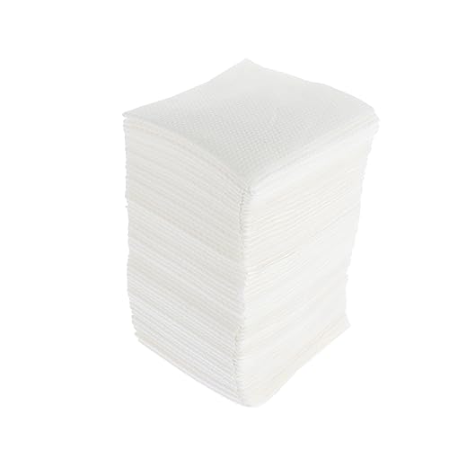 DEARMAMY 100 Stück Einweg Handtücher Multifunktionale Wasserabsorbierende Tücher für Spa Friseursalons und Reisen Faltbare Saugfähige Reinigungstücher für Unterwegs und Zuhause von DEARMAMY